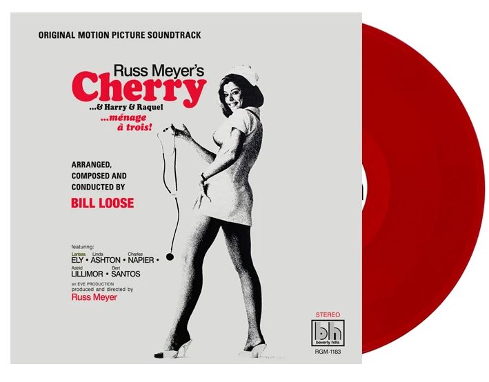 Russ Meyers Cherry Harry Raquel Limited LP Cherry Vinyl Edition Bloodbuster